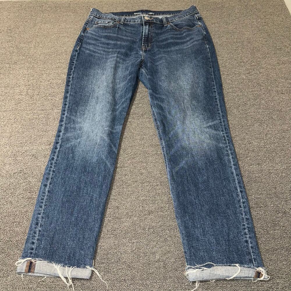 Women’s Blue Straight-Leg Jeans